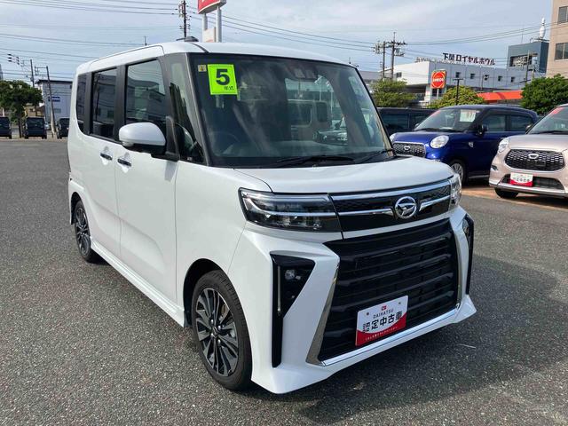 タントカスタムＲＳターボ車　スマートキ−　ワンオーナ車　禁煙　キーフリー　アルミホイール　ＡＢＳ　定期点検記録簿　エアバッグ（山口県）の中古車