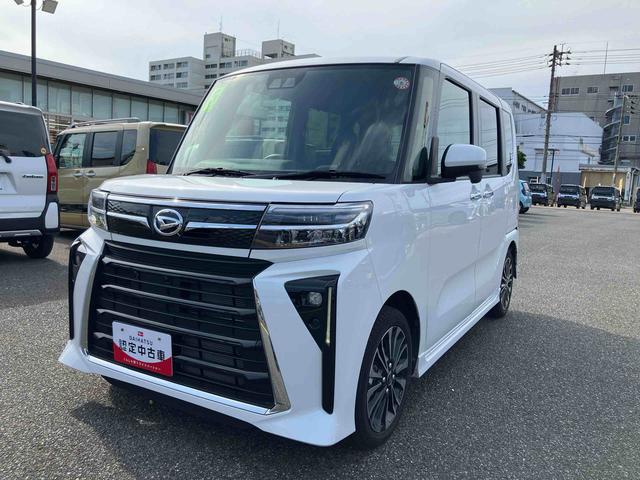 タントカスタムＲＳターボ車　スマートキ−　ワンオーナ車　禁煙　キーフリー　アルミホイール　ＡＢＳ　定期点検記録簿　エアバッグ（山口県）の中古車