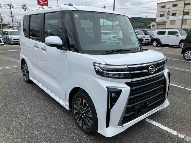 タントカスタムＲＳターボ車　スマートキ−　キーフリー　アルミホイール　ＡＢＳ　定期点検記録簿　エアバッグ（山口県）の中古車