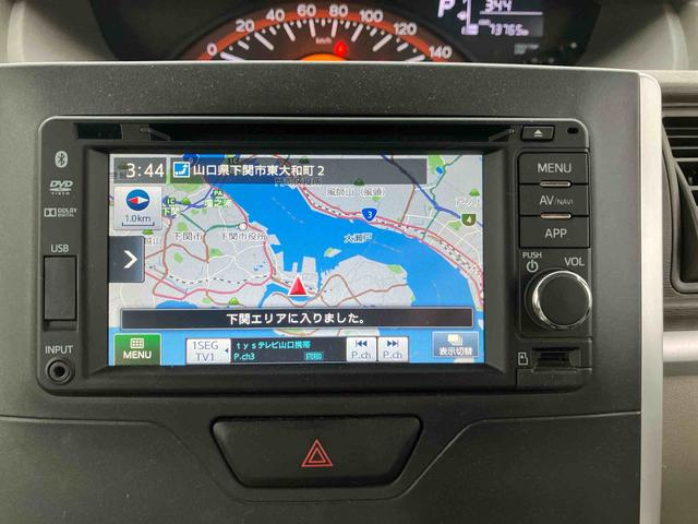 タントＸ　ＳＡＮａｖｉ　１オーナ　禁煙　スマートキ−　運転席エアバック　ＡＢＳ　キーレスエントリー　整備記録簿（山口県）の中古車