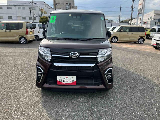タントカスタムＲＳナビＴＶ　禁煙　１オーナー　ターボ車　キーフリーシステム　アルミホイール　エアバック　ＡＢＳ　記録簿　スマートエントリー　衝突軽減Ｂ　車線逸脱警告（山口県）の中古車