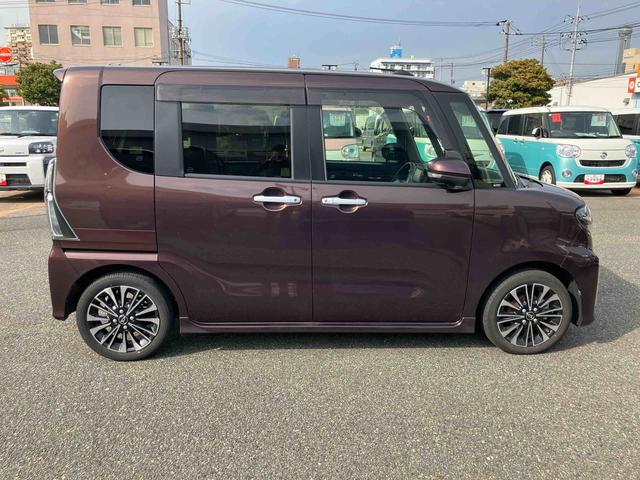 タントカスタムＲＳナビＴＶ　禁煙　１オーナー　ターボ車　キーフリーシステム　アルミホイール　エアバック　ＡＢＳ　記録簿　スマートエントリー　衝突軽減Ｂ　車線逸脱警告（山口県）の中古車