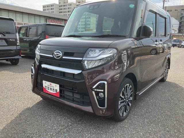 タントカスタムＲＳナビＴＶ　禁煙　１オーナー　ターボ車　キーフリーシステム　アルミホイール　エアバック　ＡＢＳ　記録簿　スマートエントリー　衝突軽減Ｂ　車線逸脱警告（山口県）の中古車