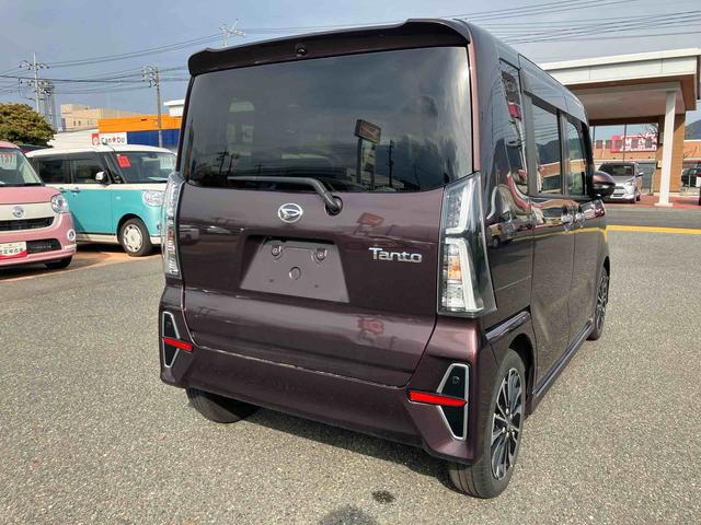 タントカスタムＲＳナビＴＶ　禁煙　１オーナー　ターボ車　キーフリーシステム　アルミホイール　エアバック　ＡＢＳ　記録簿　スマートエントリー　衝突軽減Ｂ　車線逸脱警告（山口県）の中古車