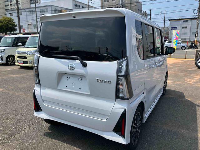 タントカスタムＲＳタ−ボ　衝突安全ブレーキ　レーンキープＡ　ＬＥＤライト　オートＬＥＤ　スマートキ　キーレスエントリー　アルミホイール　ベンチシート　エアバック　記録簿（山口県）の中古車