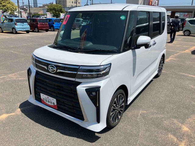 タントカスタムＲＳ衝突安全ブレーキ　レーンキープＡ　オートＬＥＤ　タ−ボ　キーレスエントリー　スマートキ　シートヒータ　Ｒカメラ　アルミホイール　１オーナー　記録簿（山口県）の中古車