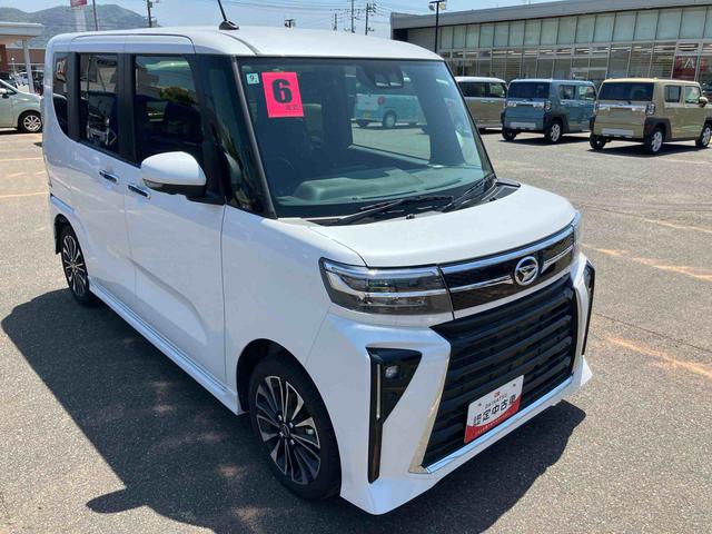 タントカスタムＲＳ衝突安全ブレーキ　レーンキープＡ　オートＬＥＤ　タ−ボ　キーレスエントリー　スマートキ　シートヒータ　Ｒカメラ　アルミホイール　１オーナー　記録簿（山口県）の中古車