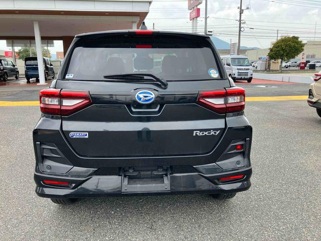 ロッキープレミアムＧ　ＨＥＶ記録簿　エアバッグ　アルミホイール　ＡＢＳ　１オーナー　禁煙車　キ−フリ−　車線逸脱警報装置　踏み間違い防止　オートマチックハイビーム　Ｓヒーター　Ｄレコ（山口県）の中古車
