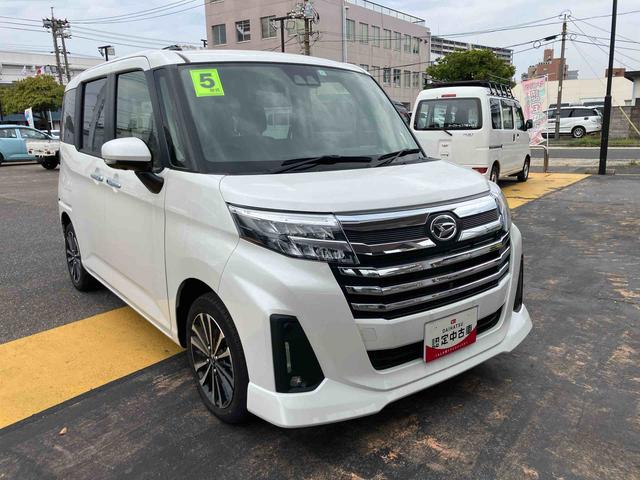 トールカスタムＧ　ターボ追突被害軽減ブレーキ　キーフリー　スマートキー　ＡＨＢ　ＡＢＳ　ＬＫＡ　エアバッグ　ターボエンジン　アルミホイール　記録簿（山口県）の中古車