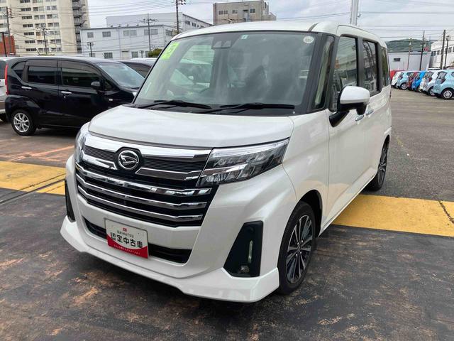 トールカスタムＧ　ターボ追突被害軽減ブレーキ　キーフリー　スマートキー　ＡＨＢ　ＡＢＳ　ＬＫＡ　エアバッグ　ターボエンジン　アルミホイール　記録簿（山口県）の中古車