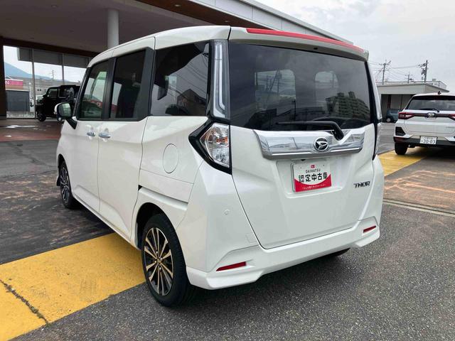 トールカスタムＧ　ターボ追突被害軽減ブレーキ　キーフリー　スマートキー　ＡＨＢ　ＡＢＳ　ＬＫＡ　エアバッグ　ターボエンジン　アルミホイール　記録簿（山口県）の中古車