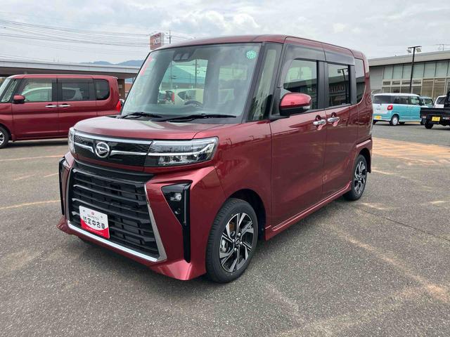 タントカスタムＸスマートキー＆プッシュスタート　キーフリーキー　ＬＥＤライト　ＡＵＴＯライト　フロントベンチシート　シートヒーター付き　アルミホイール　整備記録簿（山口県）の中古車