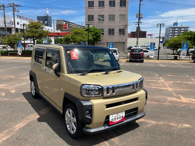 タフトＧ衝突回避　車線逸脱防止　前席シートヒーター　キーフリーシステム　オートマチックハイビーム　アルミホイール　スタイリッシュガラスルーフ　ベンチシート　ナビＴＶ　Ｂｌｕｅｔｏｏｔｈ　Ｂカメラ（山口県）の中古車