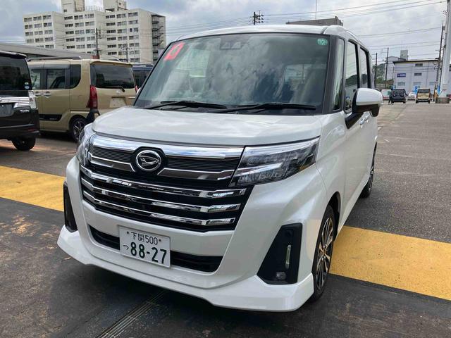 トールカスタムＧ　ターボワンオーナー車　アルミ　ＴＶ　キーフリーシステム　ターボエンジン　記録簿　スマートキー　ＡＢＳ　エアバッグ（山口県）の中古車