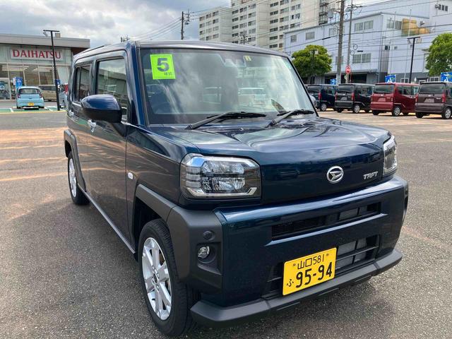 タフトＧスマートキー　キーフリーシステム　アルミホイール　点検記録簿　エアーバッグ　ＡＢＳ　スタイリッシュガラスルーフ（山口県）の中古車