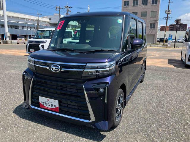 タントカスタムＸ衝突軽減Ｂ　車線逸脱警報装置　ＡＨＢ　リモコンキー　スマートキ−　フロントベンチシート　シートヒータ　Ｂカメ　ＡＷ　整備記録簿　ワンオーナー（山口県）の中古車