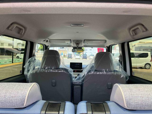 ムーヴキャンバスストライプスＧ追突軽減ブレーキ　車線逸脱警告　ＬＥＤライト　オートライト　スマートキー　キーレスエントリー　ベンチシート　シートヒータ　全周囲モニター　点検記録簿（山口県）の中古車