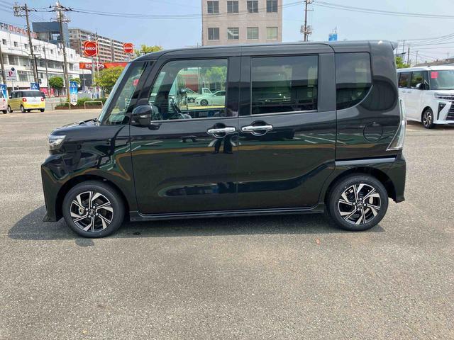 タントカスタムＸ衝突軽減Ｂ　車線逸脱警報装置　ＡＨＢ　ＬＥＤライト　ＡＵＴＯライト　フロントベンチシート　シートヒータ　両自動ドア　スマートキ−　全方位　整備記録簿（山口県）の中古車