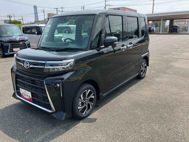 タントカスタムＸ衝突軽減Ｂ　車線逸脱警報装置　ＡＨＢ　ＬＥＤライト　ＡＵＴＯライト　フロントベンチシート　シートヒータ　両自動ドア　スマートキ−　全方位　整備記録簿（山口県）の中古車