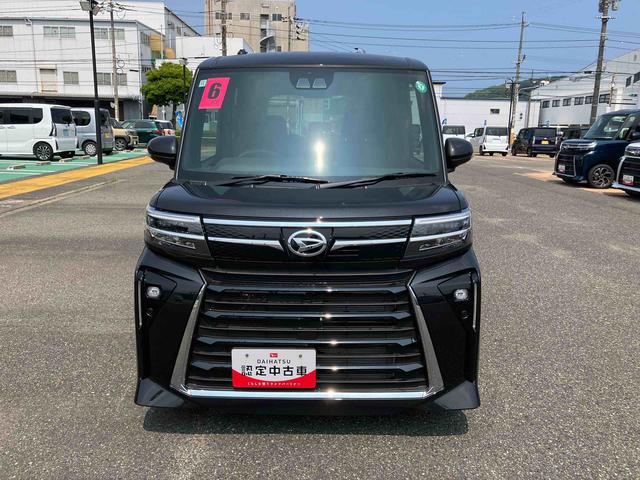 タントカスタムＲＳ踏み間違え防止　ＬＥＤライト　オートハイビーム　スマートキ　タ−ボ　両側オートスライドドア　バックカメラ付き　ベンチシート　シートヒータ　点検記録簿（山口県）の中古車