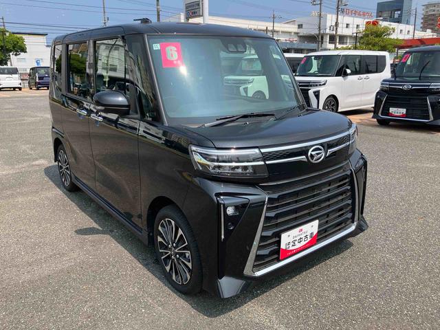 タントカスタムＲＳ踏み間違え防止　ＬＥＤライト　オートハイビーム　スマートキ　タ−ボ　両側オートスライドドア　バックカメラ付き　ベンチシート　シートヒータ　点検記録簿（山口県）の中古車