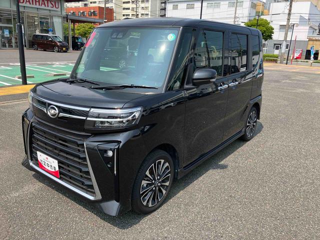 タントカスタムＲＳ踏み間違え防止　ＬＥＤライト　オートハイビーム　スマートキ　タ−ボ　両側オートスライドドア　バックカメラ付き　ベンチシート　シートヒータ　点検記録簿（山口県）の中古車