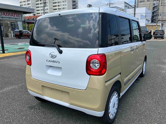 ムーヴキャンバスストライプスＧスマートキー　キーレスエントリー　ＡＢＳ　運転席エアバック　ワンオーナー車　点検記録簿（山口県）の中古車