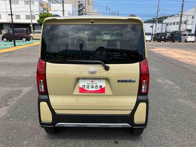 タントファンクロスターボスマートキ−　ターボ車　キーフリー　ワンオーナー　ＡＷ　ＡＢＳ　エアバッグ　記録簿（山口県）の中古車
