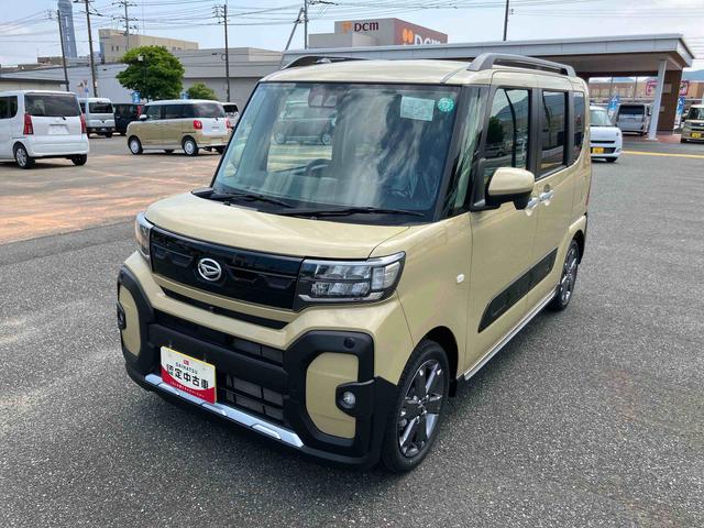 タントファンクロスターボスマートキ−　ターボ車　キーフリー　ワンオーナー　ＡＷ　ＡＢＳ　エアバッグ　記録簿（山口県）の中古車
