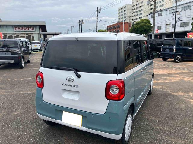 ムーヴキャンバスストライプスＧターボ１オーナー　ターボ車　スマートキー　記録簿　キーフリーシステム　エアバック　ＡＢＳ（山口県）の中古車