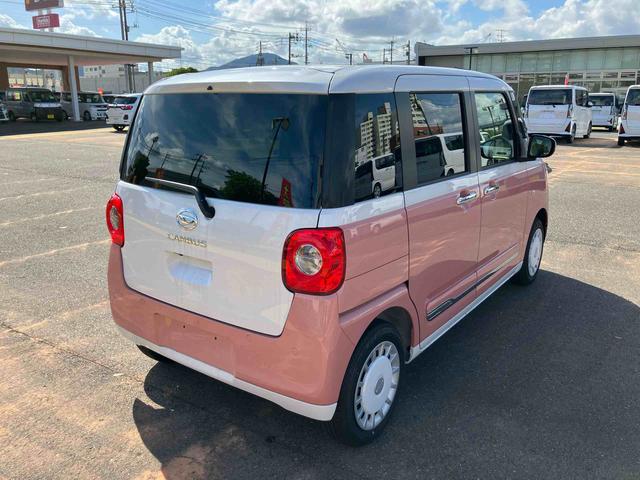 ムーヴキャンバスストライプスＧスマートキープッシュスタート　キーフリーキー　ワンオーナー車　運転席エアバック　ＡＢＳ　点検記録簿（山口県）の中古車