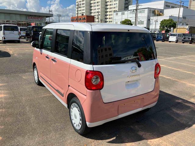ムーヴキャンバスストライプスＧスマートキープッシュスタート　キーフリーキー　ワンオーナー車　運転席エアバック　ＡＢＳ　点検記録簿（山口県）の中古車