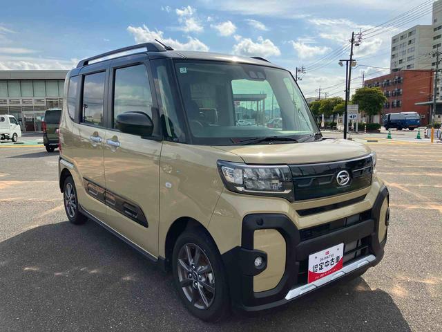 タントファンクロスワンオーナー　キーレスエントリー　スマートキ−　アルミ　記録簿　エアバック　ＡＢＳ（山口県）の中古車