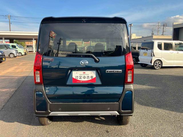 タントファンクロスワンオーナー　キーレスエントリー　スマートキ−　アルミ　記録簿　エアバック　ＡＢＳ（山口県）の中古車