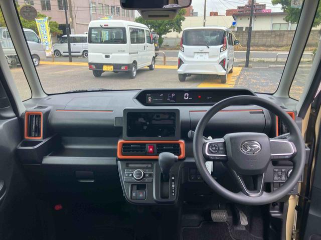 タントファンクロスワンオーナー　キーレスエントリー　スマートキ−　アルミ　記録簿　エアバック　ＡＢＳ（山口県）の中古車