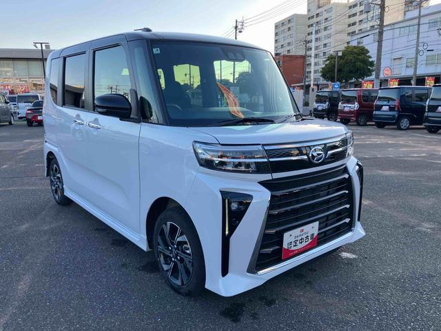 タントカスタムＸキーレスエントリー　スマキー　エアバッグ　アルミホイール　ＡＢＳ　整備記録簿（山口県）の中古車