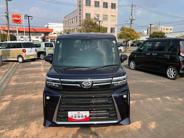 タントカスタムＸ点検記録簿　エアバック付き　キーフリーキー　スマートキー＆プッシュスタート　ＡＢＳ　アルミホイール（山口県）の中古車