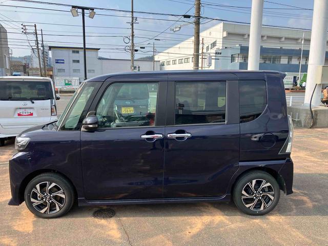 タントカスタムＸ点検記録簿　エアバック付き　キーフリーキー　スマートキー＆プッシュスタート　ＡＢＳ　アルミホイール（山口県）の中古車