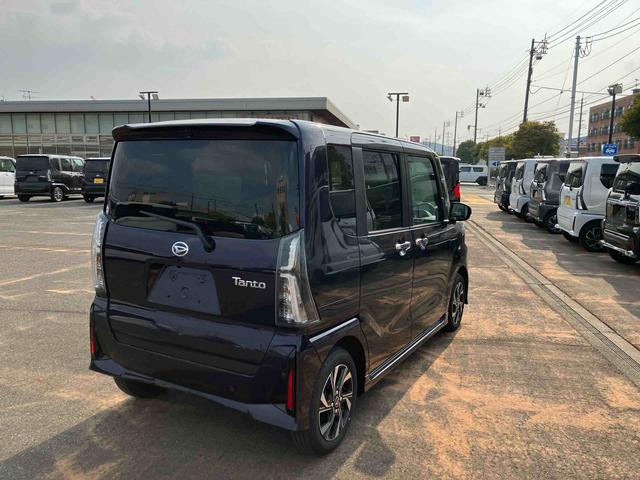 タントカスタムＸ点検記録簿　エアバック付き　キーフリーキー　スマートキー＆プッシュスタート　ＡＢＳ　アルミホイール（山口県）の中古車