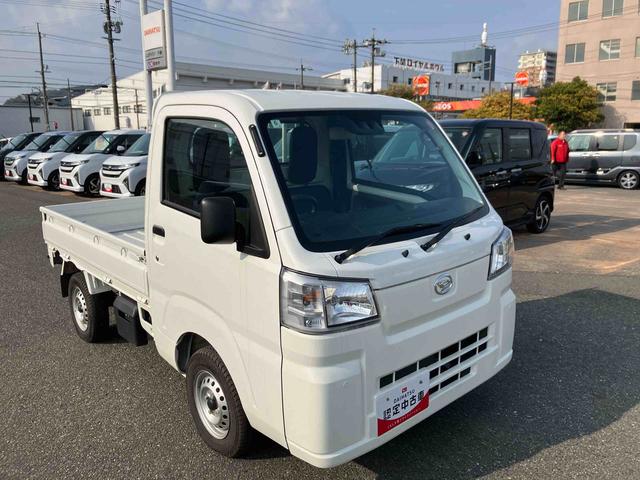 ハイゼットトラックスタンダード整備記録簿　パワステ付　切替式４ＷＤ　エアコン付　シングルエアバッグ　ＡＢＳ（山口県）の中古車