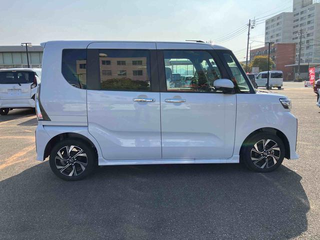 タントカスタムＸキーレススタートシステム　スマートキー　点検記録簿　ＡＢＳ付　アルミホイール　エアバック（山口県）の中古車