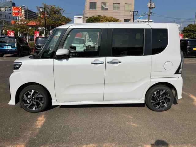 タントカスタムＸキーレススタートシステム　スマートキー　点検記録簿　ＡＢＳ付　アルミホイール　エアバック（山口県）の中古車