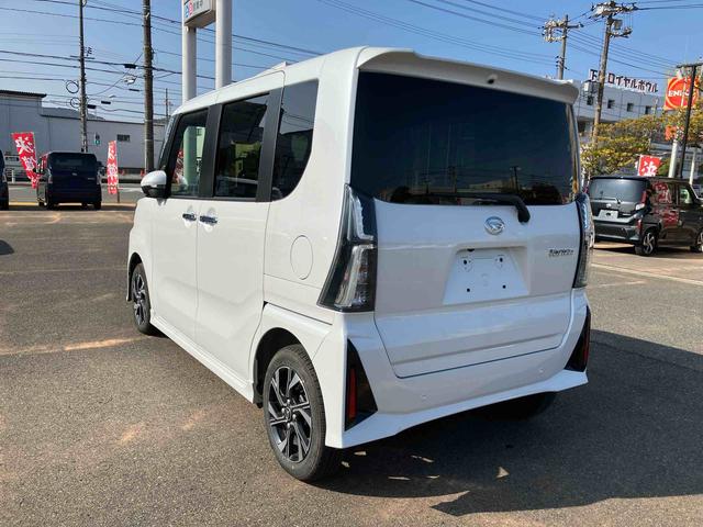 タントカスタムＸキーレススタートシステム　スマートキー　点検記録簿　ＡＢＳ付　アルミホイール　エアバック（山口県）の中古車