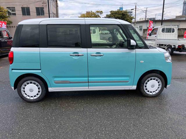 ムーヴキャンバスストライプスＧ点検記録簿付　プッシュスタートスマートキー　ワンオーナー　キーフリー　運転席エアバック　ＡＢＳ（山口県）の中古車