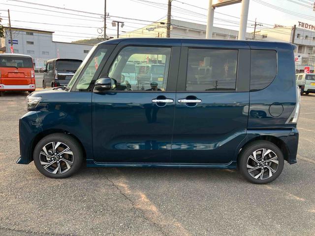 タントカスタムＸキーレススタートシステム　スマートキー　点検記録簿　ＡＢＳ付　アルミホイール　エアバック（山口県）の中古車