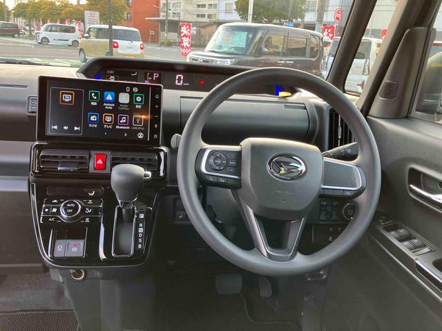 タントカスタムＸキーレススタートシステム　スマートキー　点検記録簿　ＡＢＳ付　アルミホイール　エアバック（山口県）の中古車