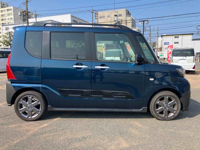 タントファンクロスターボスマートキープッシュスタート　ターボ車　アルミホイール　キーフリーシステム　記録簿　エアバッグ　ＡＢＳ（山口県）の中古車