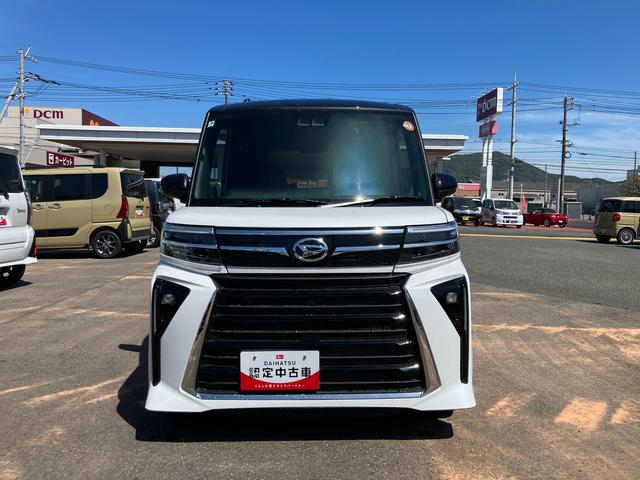 タントカスタムＸキ−フリ−　スマートキー　点検記録簿　ＡＢＳ　アルミホイール　エアバック付き（山口県）の中古車