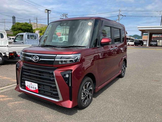 タントカスタムＸアルミ　スマートキー　キーフリー　ＡＢＳ付　記録簿　エアバッグ（山口県）の中古車