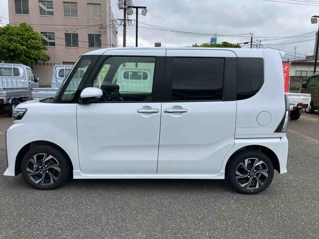 タントカスタムＸアルミ　スマートキー　キーフリー　ＡＢＳ付　記録簿　エアバッグ（山口県）の中古車